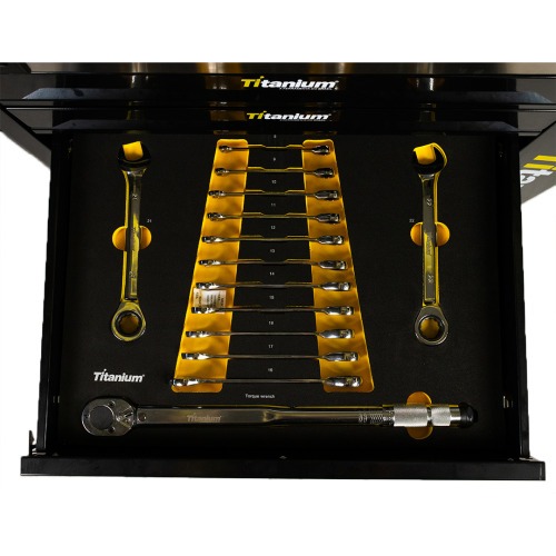 Carrinho para ferramentas com 7 gavetas e 258 ferramentas - Work Station