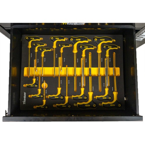 Carrinho para ferramentas com 7 gavetas e 258 ferramentas - Work Station