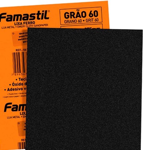 Kit 20 Folhas de lixa para ferro - F51.10