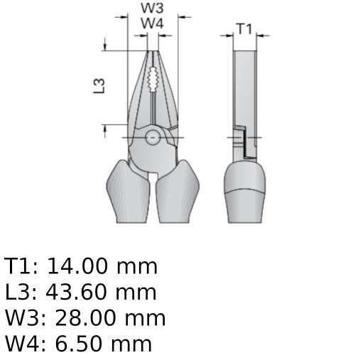 Alicate universal isolado 8