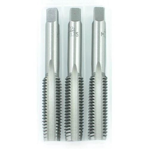 Jogo de macho manual 12 x 1,75 mm com 03 pe�as - DIN352