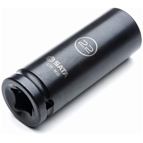 Jogo de soquete de impacto sextavado 10 a 24 mm encaixe 1/2