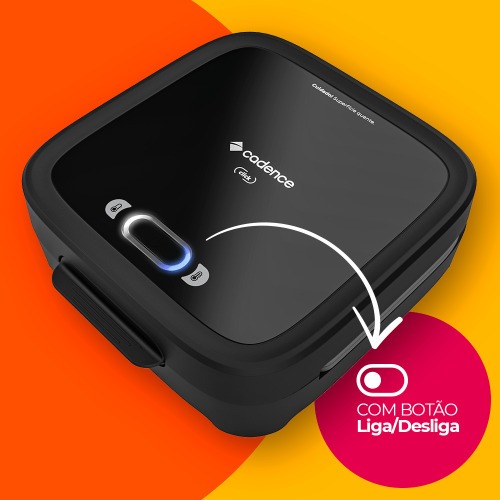 Sanduicheira Grill antiaderente 750W com bot�o liga/desliga Click - SAN400  110V