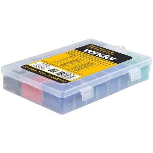 Jogo de tubos isolantes termorretr�teis 560 pe�as