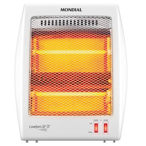 Aquecedor el�trico 900W 2 em 1 quartzo Confort III - A-16  110V