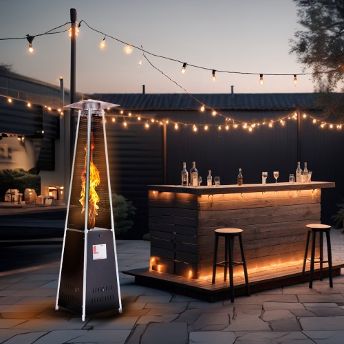 Aquecedor de Ambiente Externo a G�s Pir�mide preto - NI48PP