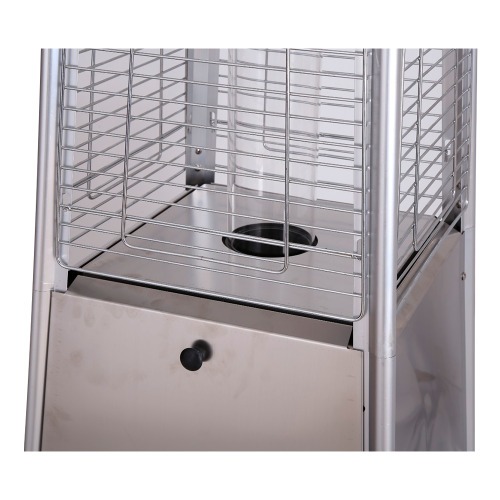 Aquecedor de Ambiente Externo a G�s Pir�mide inox - NI48PI