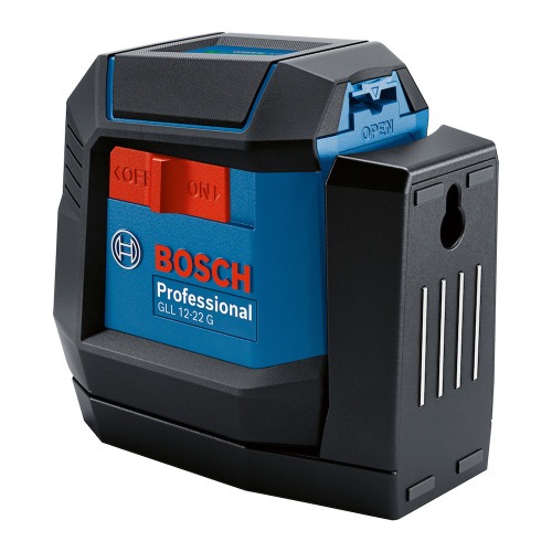 N�vel a Laser com 2 linhas verdes 12m com bateria e suporte - GLL 12-22 G 
