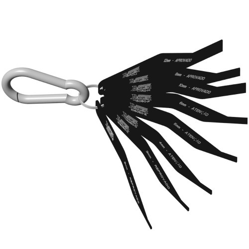 C�libre para inspe��o do n�vel de desgaste do material de atrito de pastilhas de freio - 106050