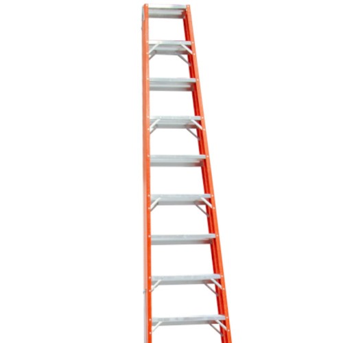 Escada tesoura dupla em fibra de vidro 16 degraus 4,80 m - ESC16480