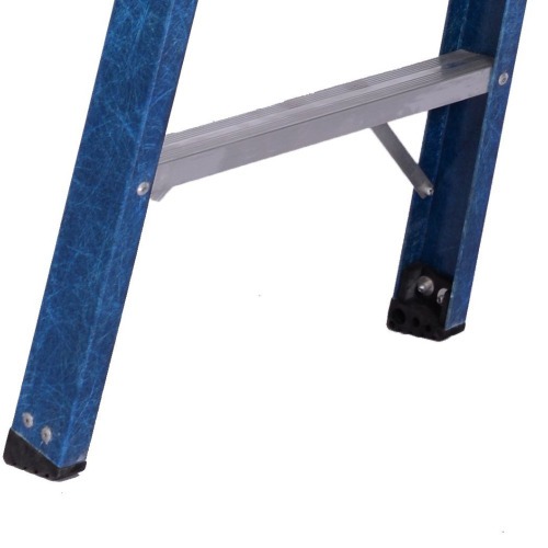 Escada tesoura dupla em fibra de vidro 6 degraus 1,80 m - Premium