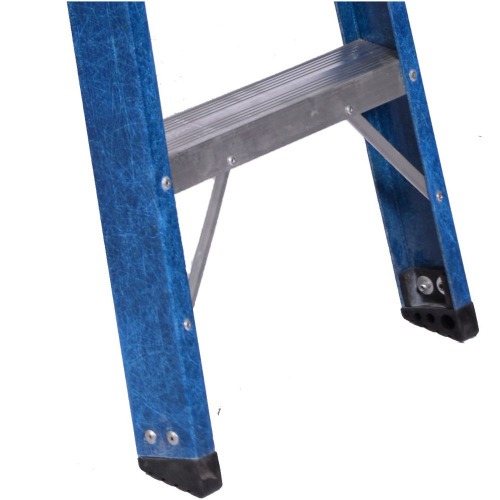 Escada tesoura dupla em fibra de vidro 4 degraus 1,2 m - Premium