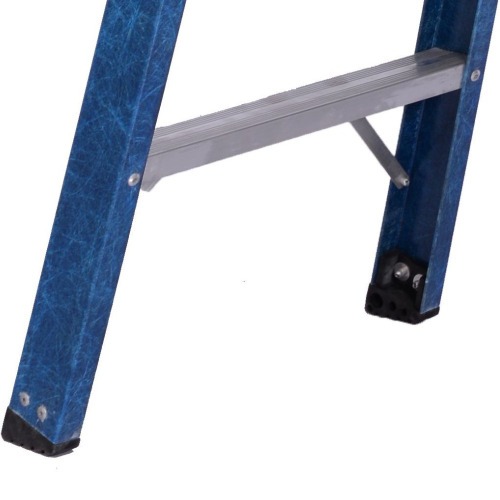 Escada tesoura dupla em fibra de vidro 4 degraus 1,2 m - Premium