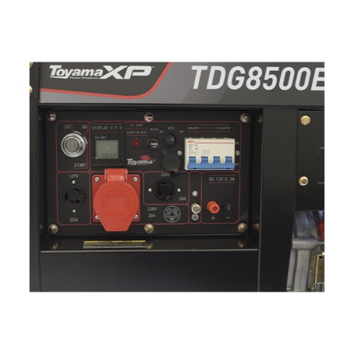 Gerador de energia 7,5 kva a diesel partida el�trica trif�sico - TDG8500E3DXP