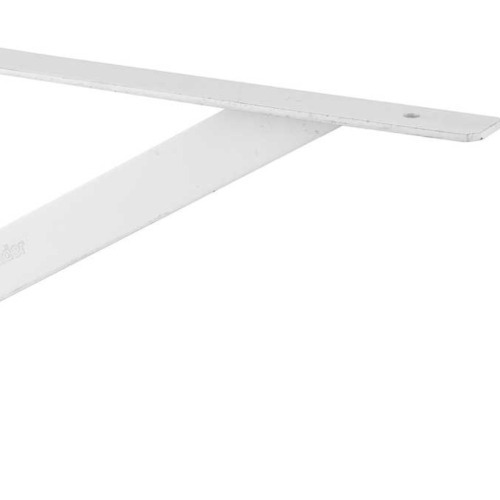 Cantoneira met�lica tipo m�o francesa refor�ada 40 cm branca - 32.95.000.400