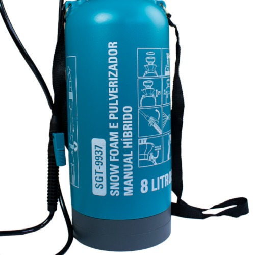 Pulverizador e snow foam costal manual h�brido 8 litros - SGT-9937