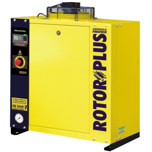 Compressor de ar de parafuso 15 hp 11 bar trif�sico 220V - Rotor 15