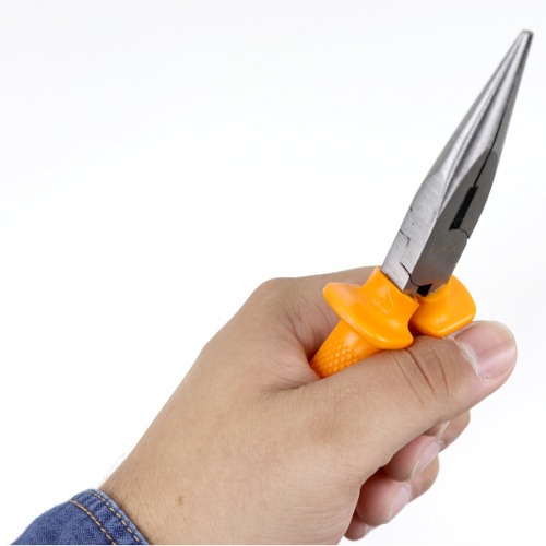 Alicate bico meia-cana curto isolado 6