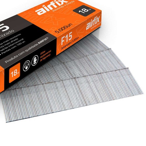 Pino para pinador pneum�tico tipo F 1,05 x 15 mm com 5.000 pe�as - F15