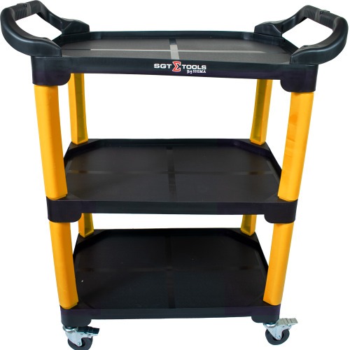 Carrinho para ferramentas aberto com 3 bandejas - 0699990061 Carrinho para ferramentas aberto com 3 bandejas - 0699990061