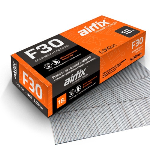 Pino para pinador pneum�tico tipo F 1,05 x 30 mm com 5.000 pe�as - F30