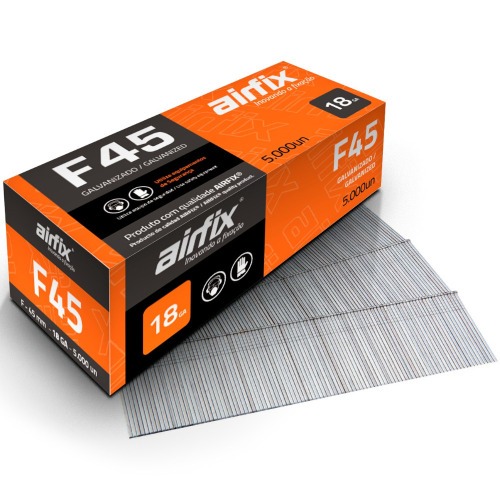 Pino para pinador pneum�tico tipo F 1,05 x 45 mm com 5.000 pe�as - F45