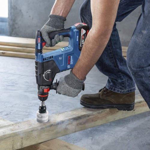 Martelete Perfurador e Rompedor a bateria 18V Brushless com 2 baterias - GBH 187-LI  110V/220V