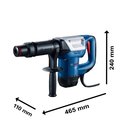 Martelo demolidor 1.100 watts 7,5 joules SDS Max com 4 cinz�is - GSH 500  220V