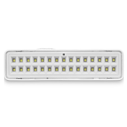 Kit 5 Luminárias de emergência 30 Leds branca 110V/220V Kit 5 Luminárias de emergência 30 Leds branca 110V/220V