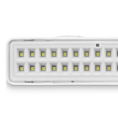 Kit 10 Lumin�rias de emerg�ncia 30 Leds branca  110V/220V