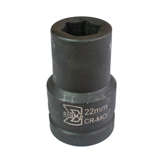 Soquete sextavado de impacto longo 22 mm encaixe 1