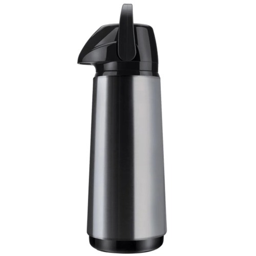 Garrafa t�rmica em a�o inox com ampola de vidro 1,8L -  Air Pot slim