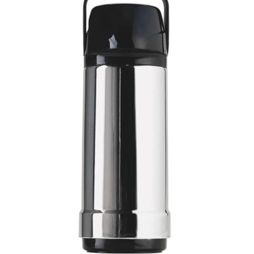 Garrafa t�rmica de press�o 1,0 litro Metalizada - GLT