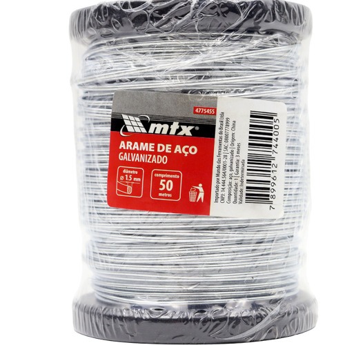 Arame de a�o Galvanizado 1,5 mm x 50 metros - 4775455