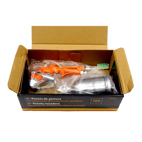 Pistola de pintura tipo gravidade 0,5 mm 100 ml - 5732955