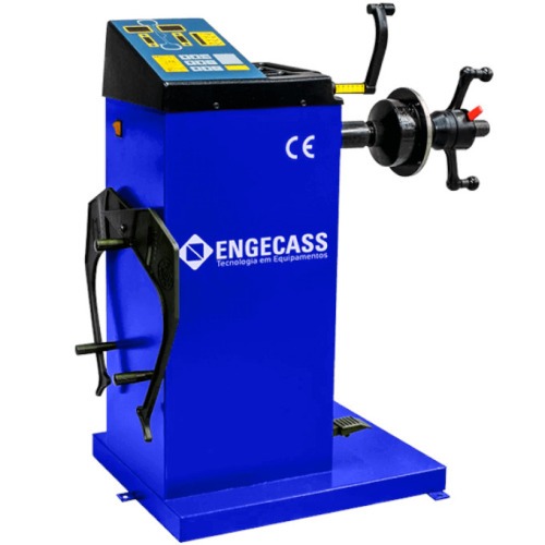 Balanceadora de rodas manual computadorizada azul - BALM 460  220V