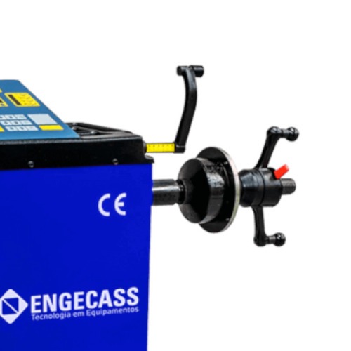 Balanceadora de rodas manual computadorizada azul - BALM 460  220V