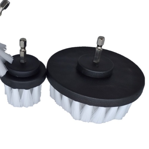 Jogo de escovas macias de limpeza para furadeira e parafusadeira com 03 pe�as