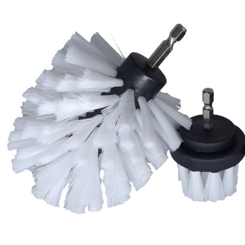 Jogo de escovas macias de limpeza para furadeira e parafusadeira com 03 pe�as