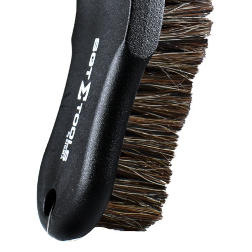 Escova manual ultra macia de crina de cavalo cabo ergon�mico - 0752013966