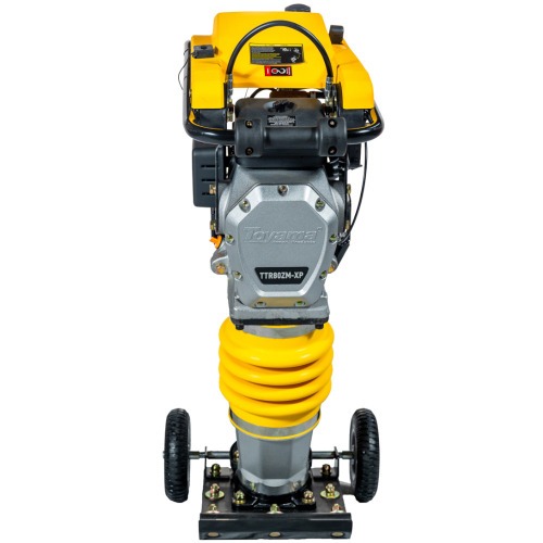 Compactador de solo tipo sapo a gasolina 330 x 290 mm 4 hp 4T com rodas - TTR80ZM-XP