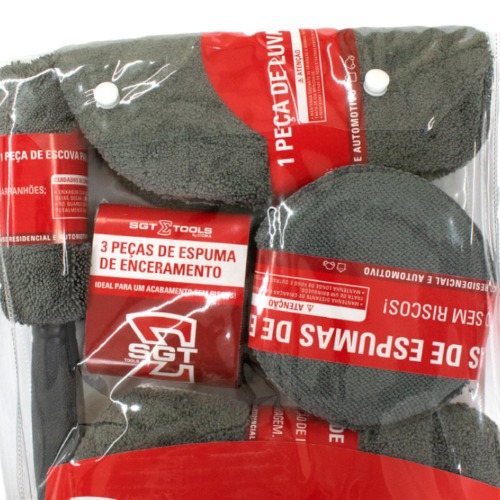 Kit de lavagem automotiva com 9 pe�as