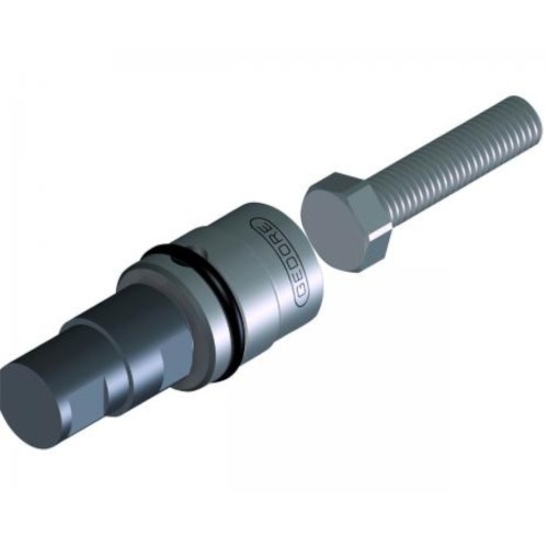 Soquete sextavado de impacto longo 12 mm encaixe 1/2 Soquete sextavado de impacto longo 12 mm encaixe 1/2