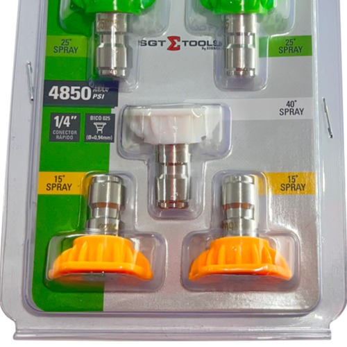 Jogo com 5 bicos 025 di�metro 0,94 mm