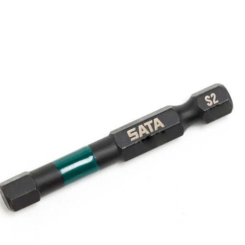 Jogo de bits de impacto hexagonal 6 x 50mm encaixe de 1/4
