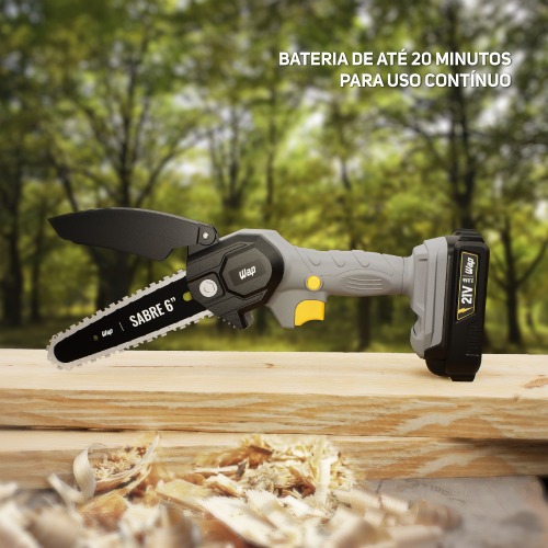 Motosserra a bateria 21V sabre de 6