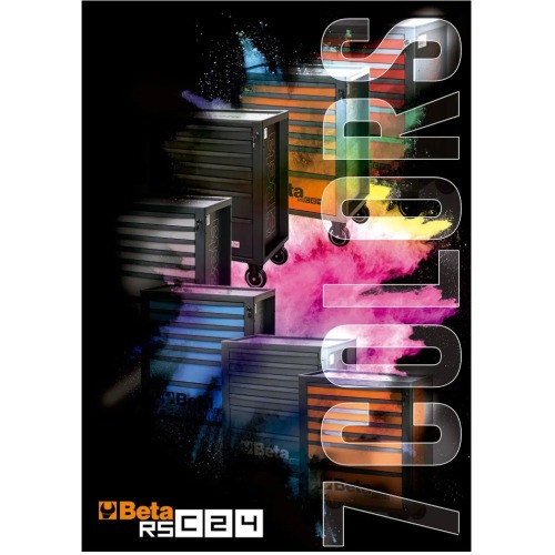 Carrinho para ferramentas com 7 gavetas Full Rosa - RSC24/7