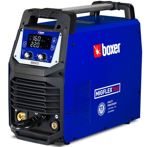 Inversora de solda Multiprocesso 160A para Eletrodo Mig e Tig - MIGFLEX 160BV 110V/220V Inversora de solda Multiprocesso 160A para Eletrodo Mig e Tig - MIGFLEX 160BV 110V/220V