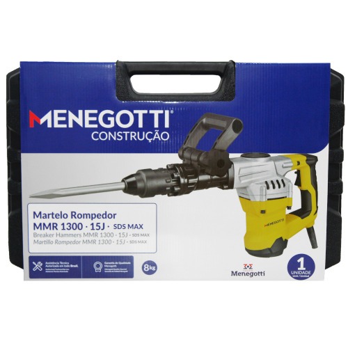 Martelo Rompedor 1300W 15 joules 8 kg Sds Max com acess�rios - MMR1300  220V