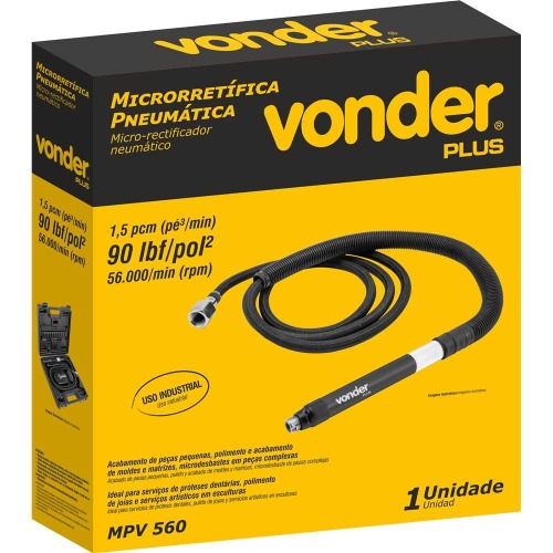 Microrret�fica pneum�tica encaixe 1/8